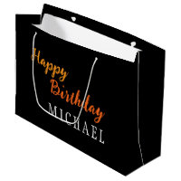 Birthday Your Name Minimalist Personal Modern