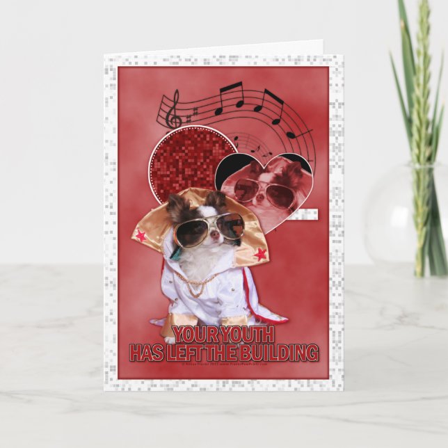 Birthday - Your Youth Has Left the Building Card (Front)