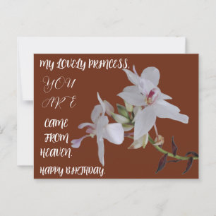 BIRTHDAYDAY FLOWER GIFT FOR DAUGHTER SISTER FRIEND POSTCARD