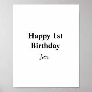 birthdays add your name text image editable invita poster