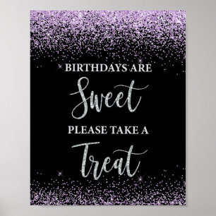 Birthdays are Sweet Please Take a Treat Party Sign