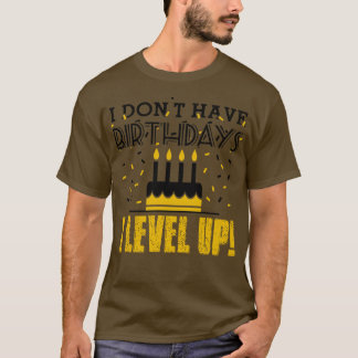 Birthdays black T-Shirt
