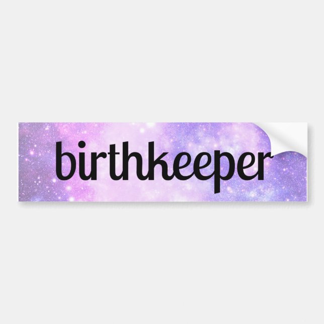 birthkeeper bumper sticker (Front)