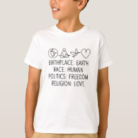 Birthplace Earth Race Human Politics Freedom Love