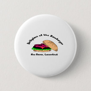 Birthplace of the Hamburger 6 Cm Round Badge