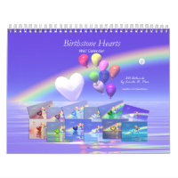 Birthstone Hearts and Balloons