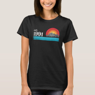 Birthyear 1991 retro and vintage designed T-Shirt