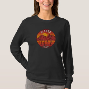 Bisbee Arizona Vintage Cactus Sunset Desert Landsc T-Shirt