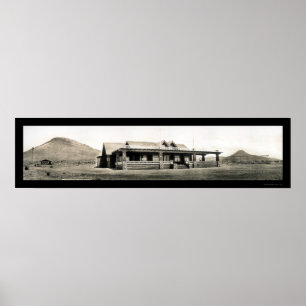 Bisbee AZ Country Club Photo 1909 Poster