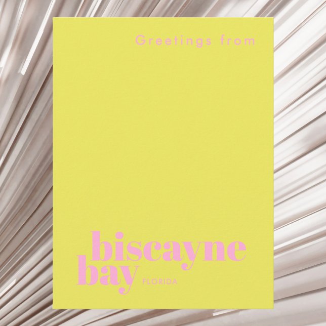 Biscayne Bay Florida modern city  Postcard (Creator Uploaded)