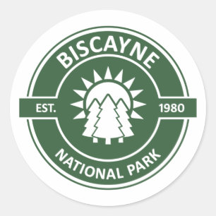 Biscayne National Park Classic Round Sticker