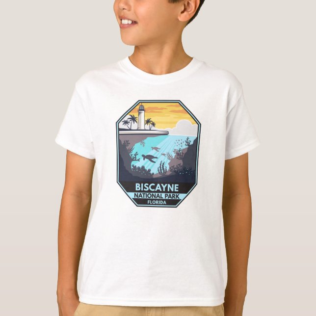 Biscayne National Park Florida Emblem T-Shirt (Front)