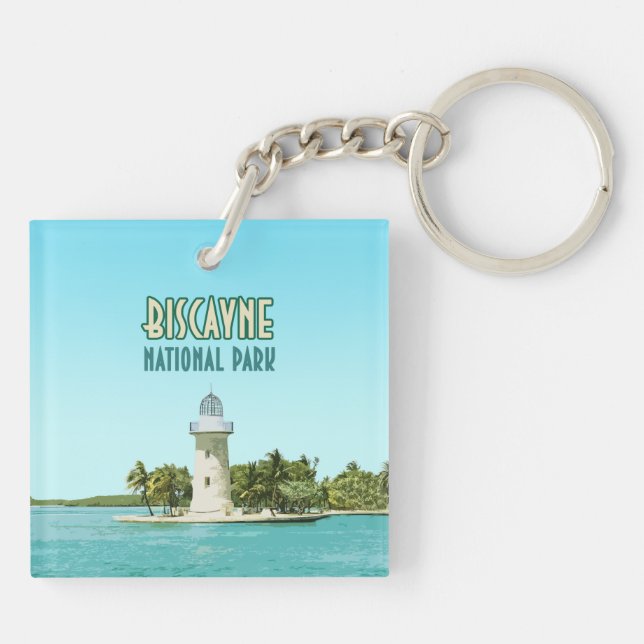 Biscayne National Park Florida Key Ring (Back)