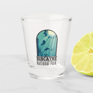 Biscayne National Park Florida Underwater Maritime Shot Glass