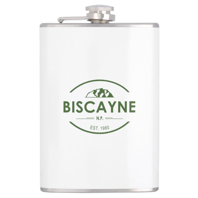 Biscayne National Park Hip Flask (Front)