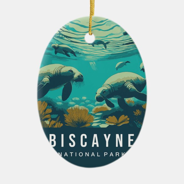 BISCAYNE NATIONAL PARK ORNAMENT (Front)