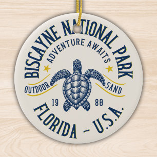 Biscayne Nature Reserve Florida Ceramic Tree Decoration