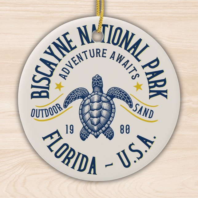 Biscayne Nature Reserve Florida Ceramic Tree Decoration (Creator Uploaded)