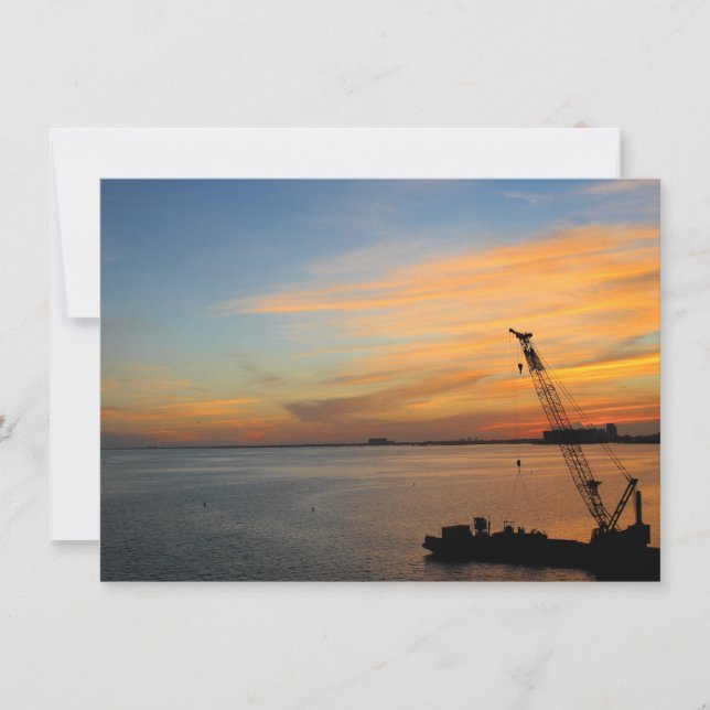 Biscayne sunset card (Front)