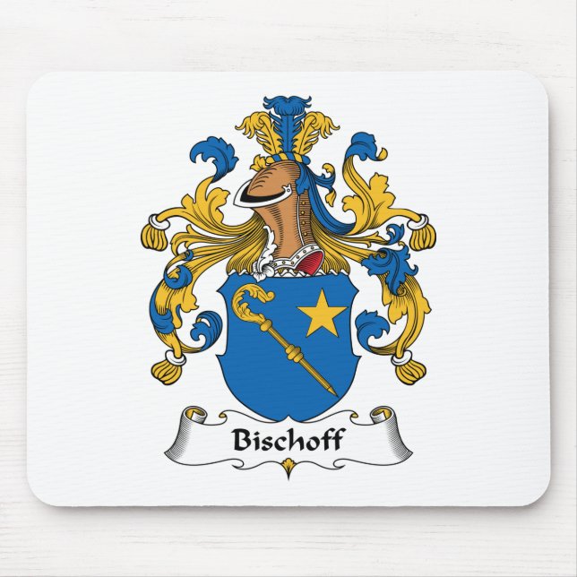 Bischoff Family Crest Mouse Pad (Front)
