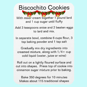 Biscochito New Mexico's official cookie recipe Magnet