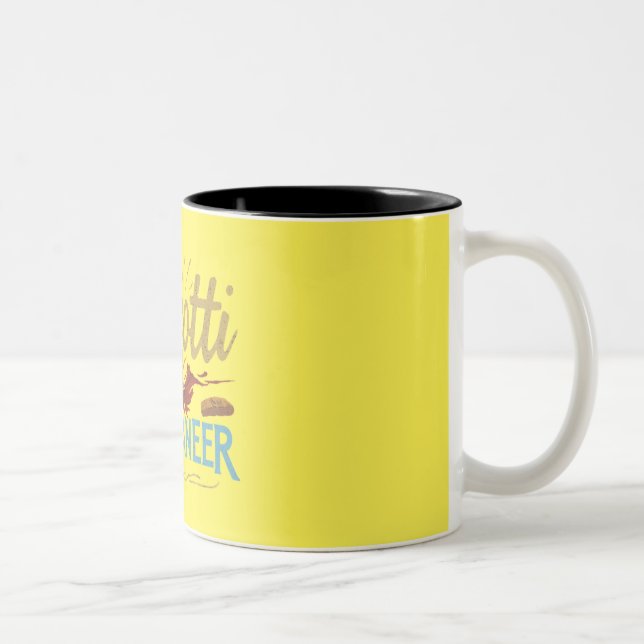 Biscotti Buccaneer. Two-Tone Coffee Mug (Right)