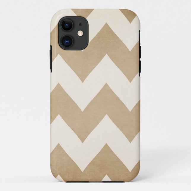 Biscotti & Cream Chevron Iphone 5 case (Back)