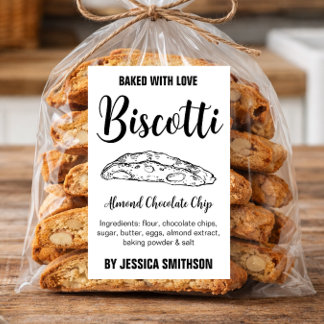 Biscotti Custom Homemade label BIS002tr