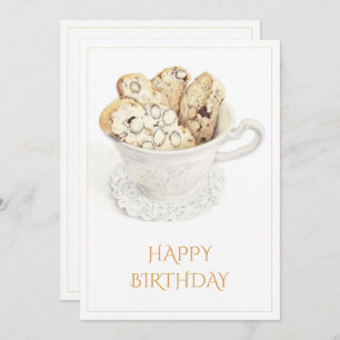 BISCOTTI Happy Birthday 5x7 Flat Card