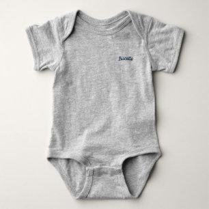 Biscotto / Little Biscuit Baby Bodysuit Grey
