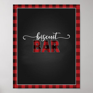 Biscuit Bar Flannel Fling 8x10 Poster/Sign Poster