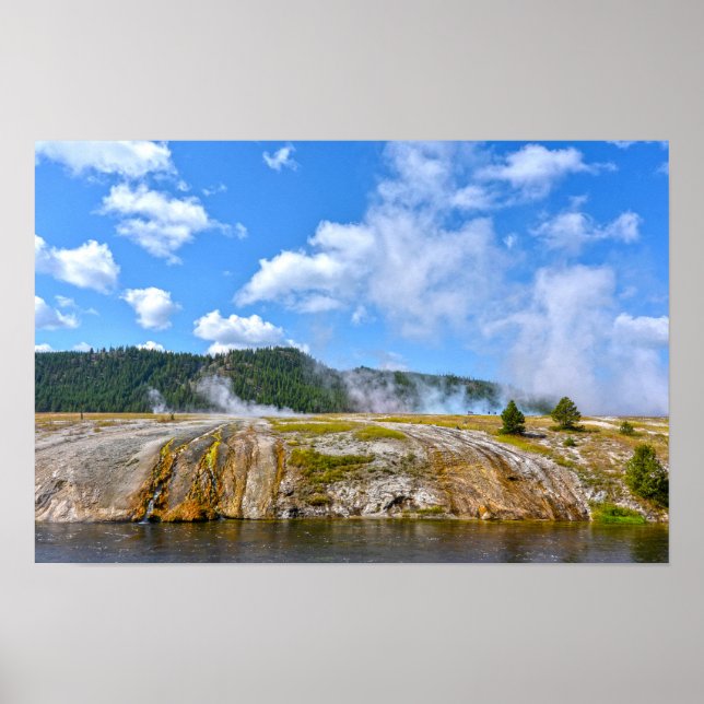 Biscuit Basin, Yellowstone National Park Poster (Front)
