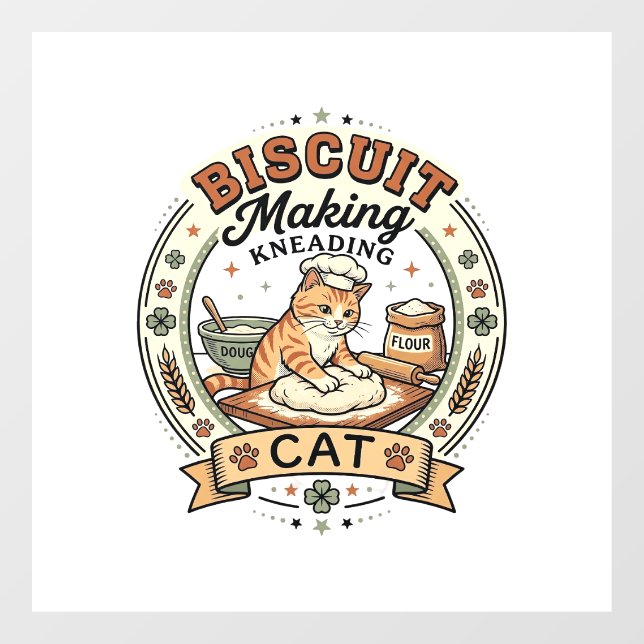 Biscuit Making Kneading Cat Biscuit Making Kneadin (Sheet)