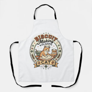 Biscuit Making Kneading Cat Biscuit Making Kneadin Apron