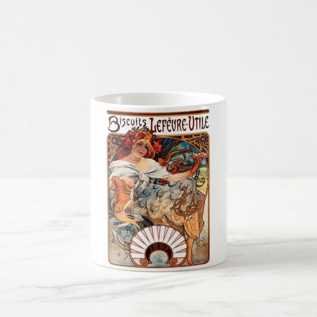 Biscuit, Mucha Coffee Mug (Center)