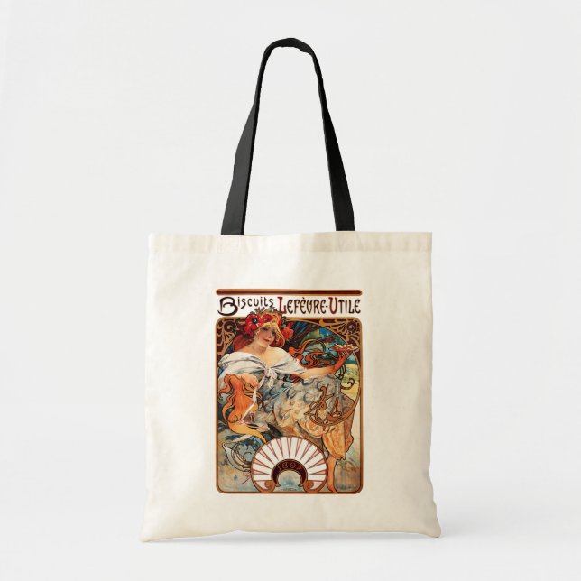 Biscuit, Mucha Tote Bag (Front)