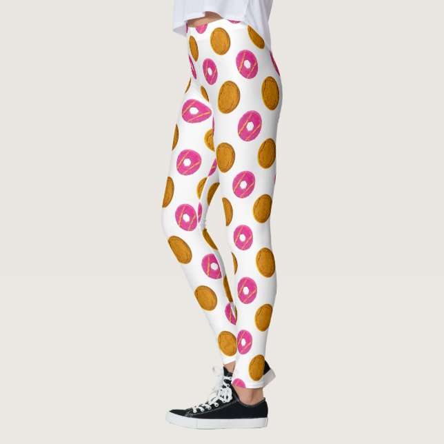 Biscuit Polka Dots Pattern Leggings (Left)