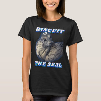 Biscuit The Seal Meme Animal Tiktok Retro Adoption T-Shirt
