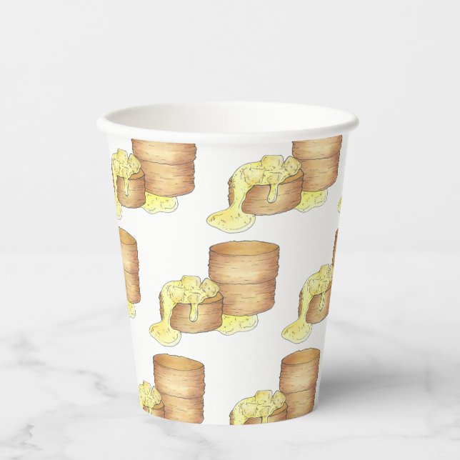 Biscuits and Gravy Southern Food Cooking Cuisine Paper Cups (Front)