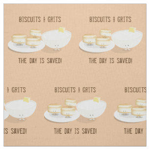 Biscuits and Grits Fabric