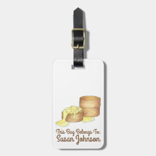 Biscuits and Sausage Gravy Southern Breakfast Food Luggage Tag