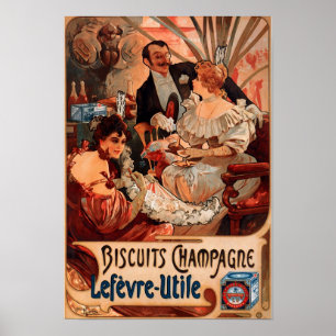 Biscuits Champagne-Lefevre-Utile Poster