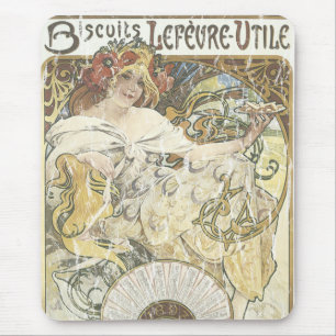 Biscuits Lefeure-Utile - distressed Mouse Pad