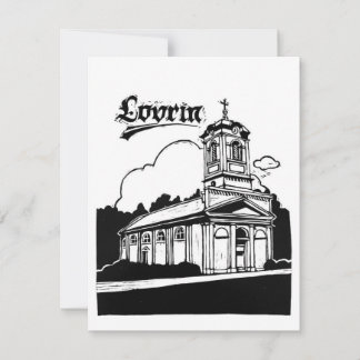 Biserica din Lovrin Linicut RSVP Card