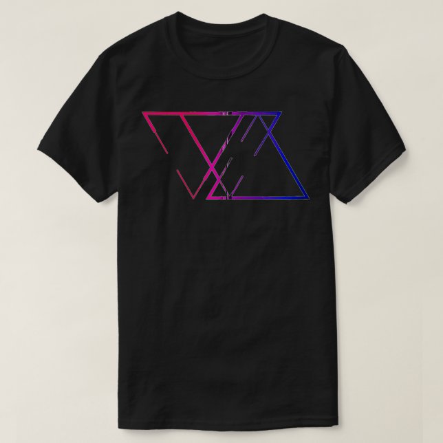 Biseual pride merch bi pride  biseual Zip  T-Shirt (Design Front)