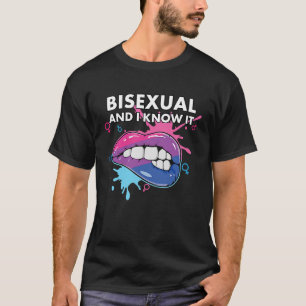 Bisexual And I Know It Rainbow Pride Bisexuality L T-Shirt