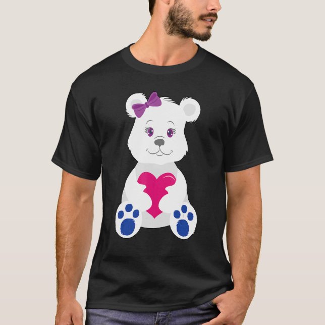 Bisexual Bear Bisexual T-Shirt (Front)