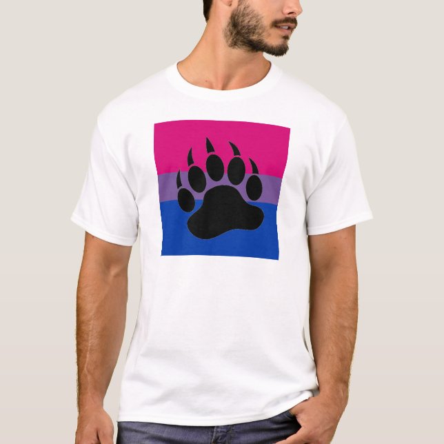 Bisexual Bear Pride T-Shirt (Front)
