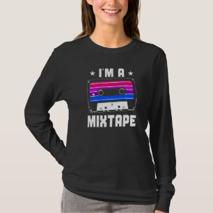 Bisexual Bi Pride Flag Cassette Tape I'm A Mixtape T-Shirt