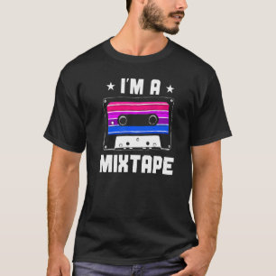 Bisexual Bi Pride Flag Cassette Tape I'm A Mixtape T-Shirt